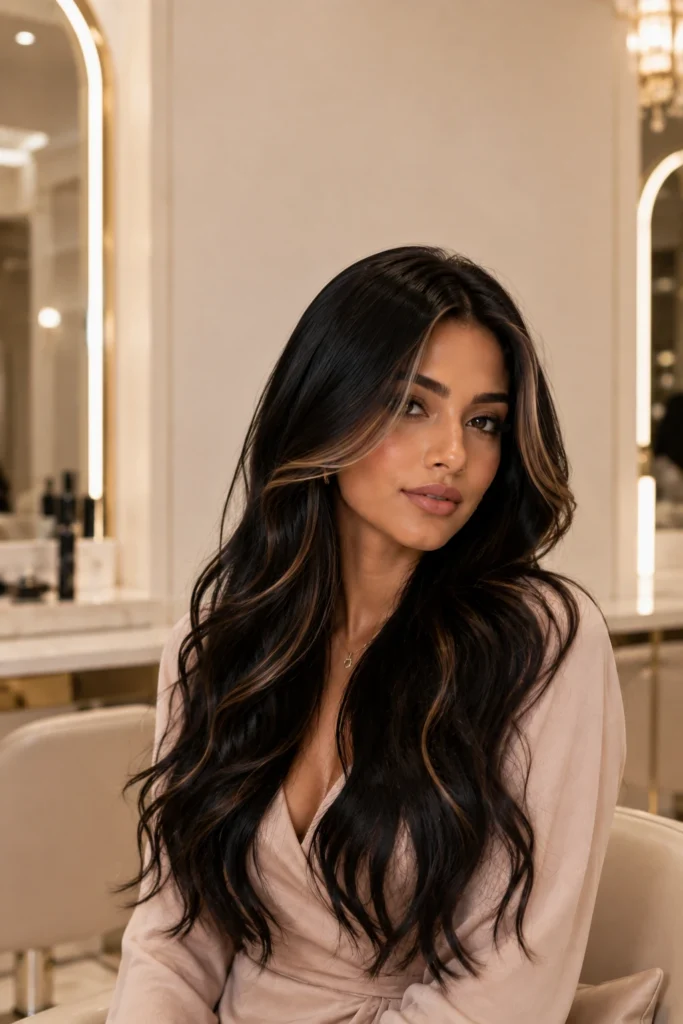 Black Hair Highlights