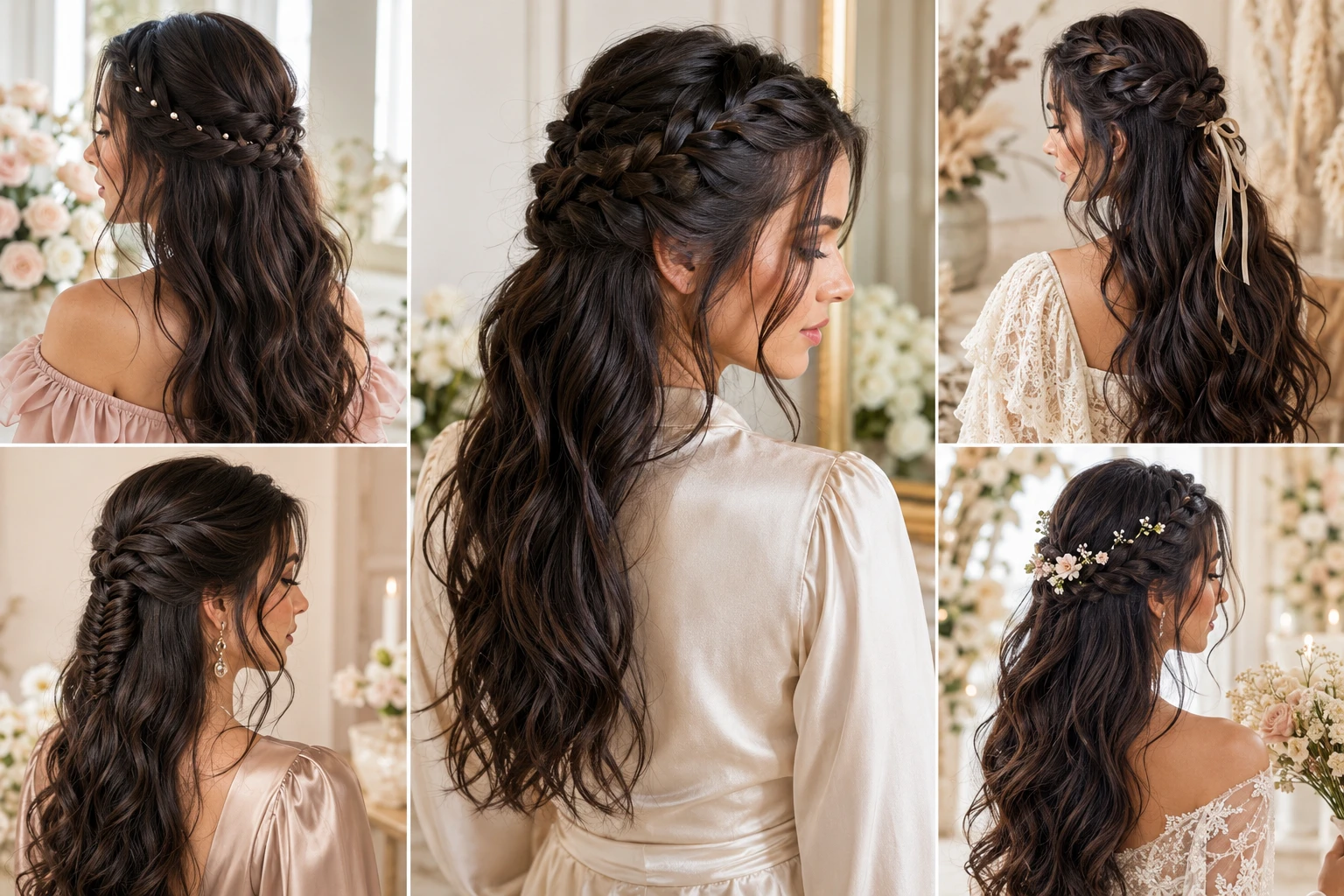 Half Braided Hairstyles
