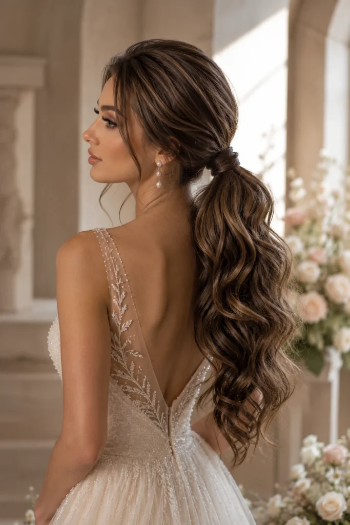 Ponytail Hairstyles for a Wedding