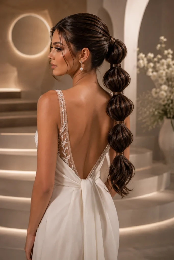 Ponytail Hairstyles for a Wedding