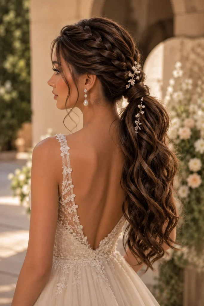 Ponytail Hairstyles for a Wedding
