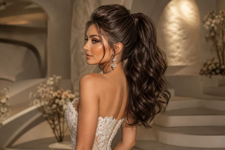 Ponytail Hairstyles for a Wedding
